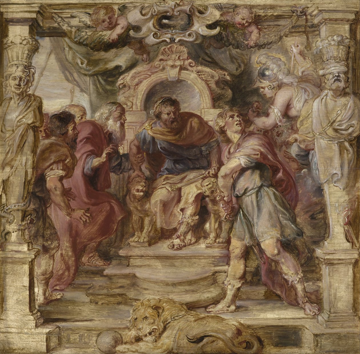 De woede van Achilles door Peter Paul Rubens