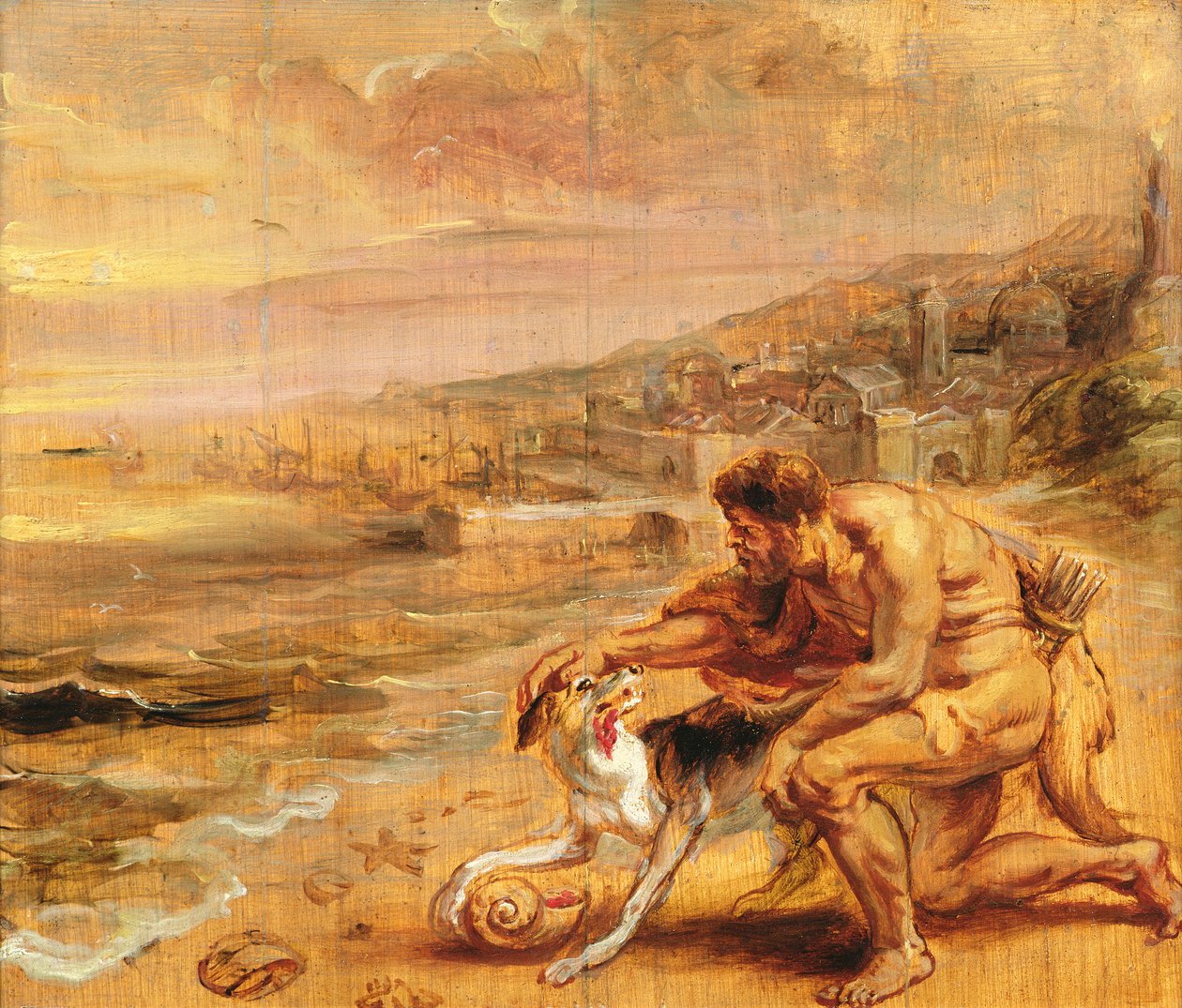 De ontdekking van paars, ca. 1636 door Peter Paul Rubens