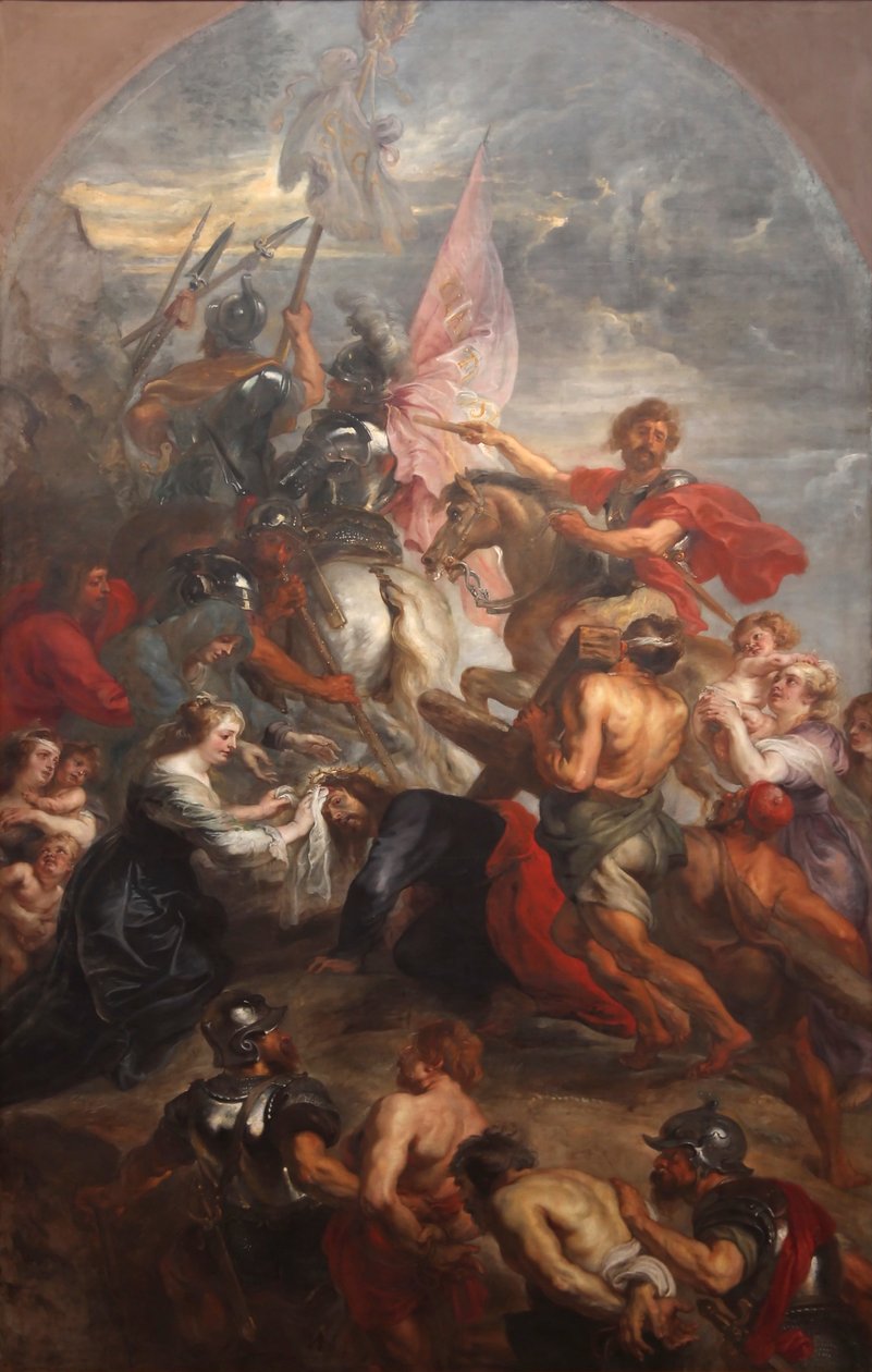 De beklimming naar Golgotha door Peter Paul studio of Rubens