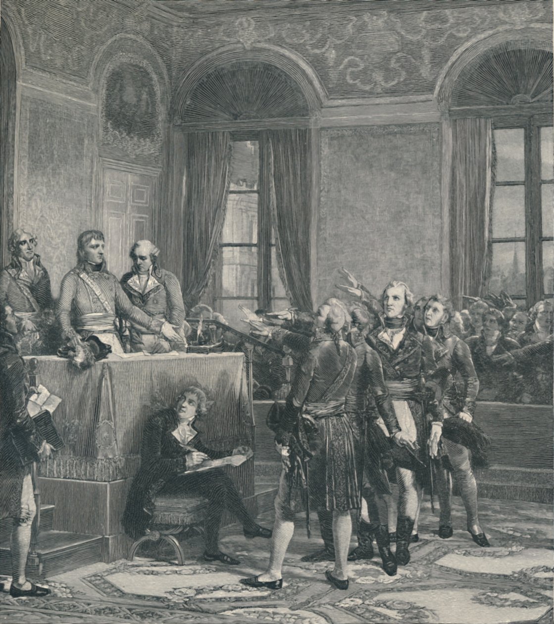 Installatie van de Raad van State...25 december 1799, 1896 door Peter Aitken