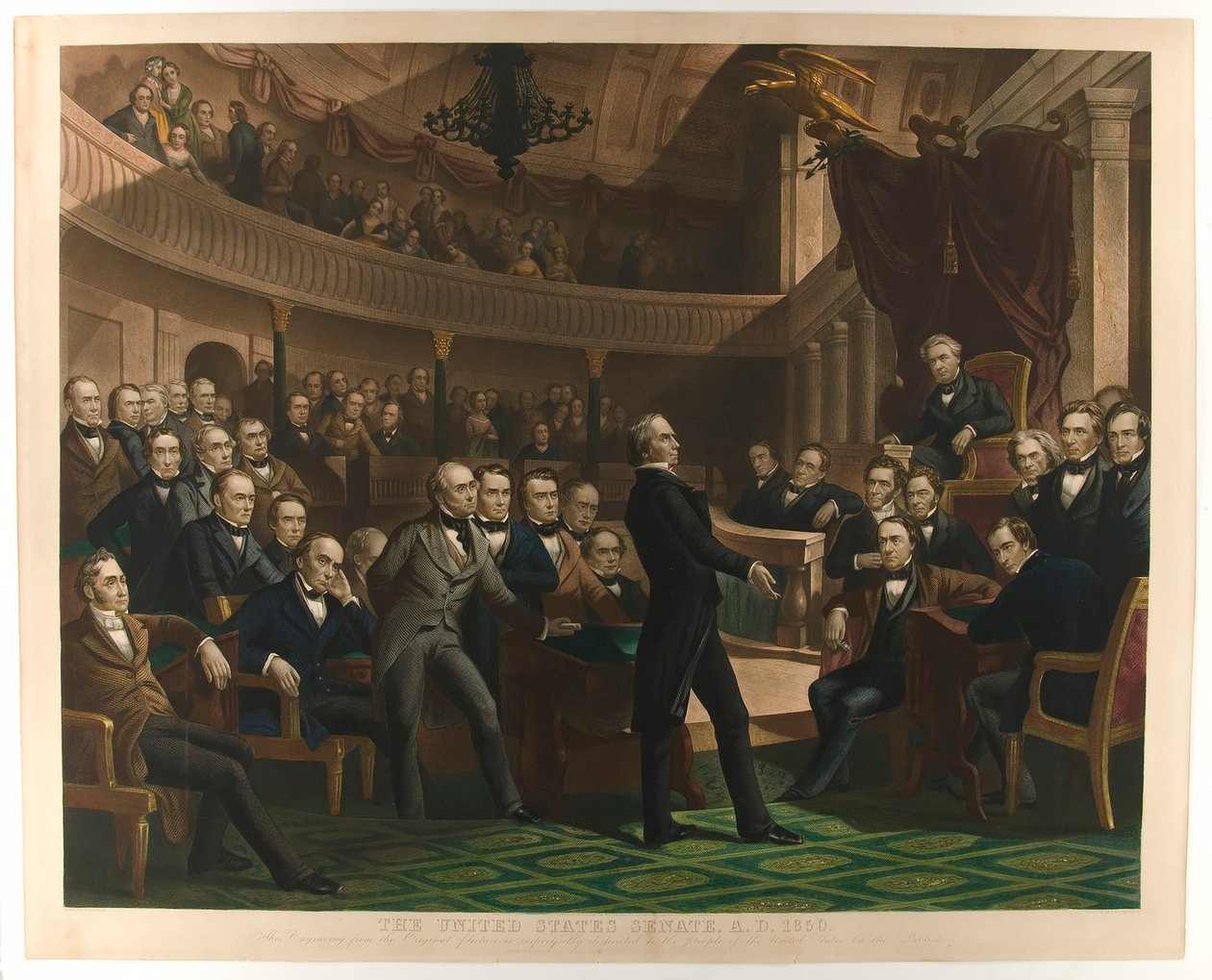 De Senaat van de Verenigde Staten door Peter Frederick Rothermel