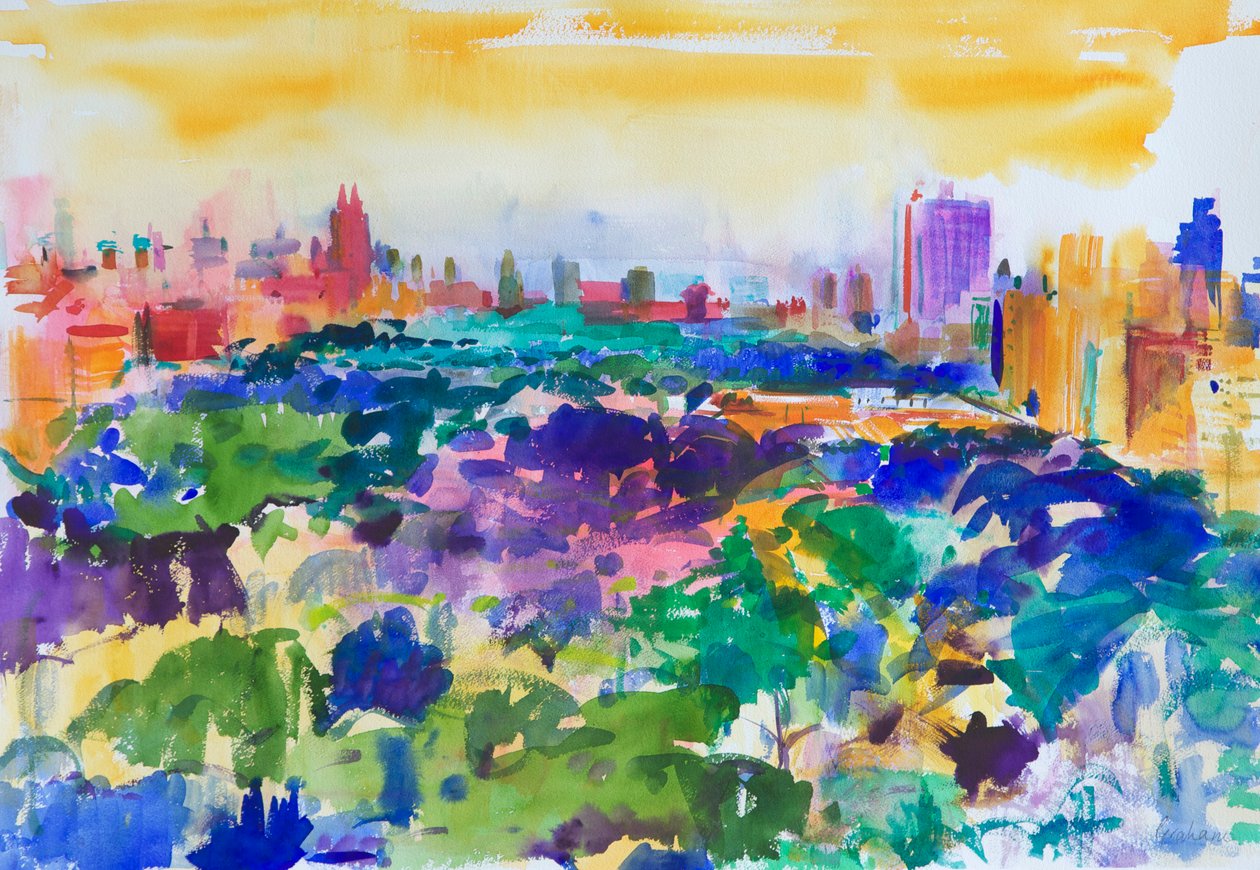 Central Park, New York, 2011 door Peter Graham (Contemporary)
