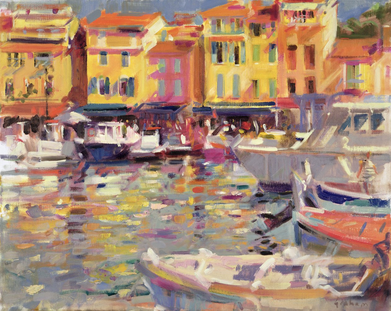 Haven van Cassis door Peter Graham (Contemporary)