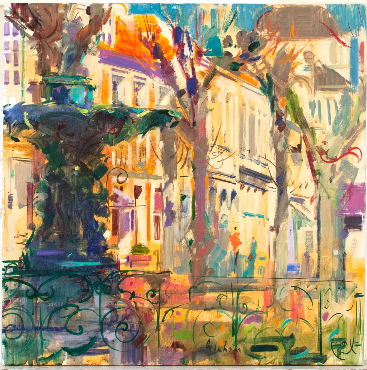 Montreuil sur Mer door Peter Graham (Contemporary)