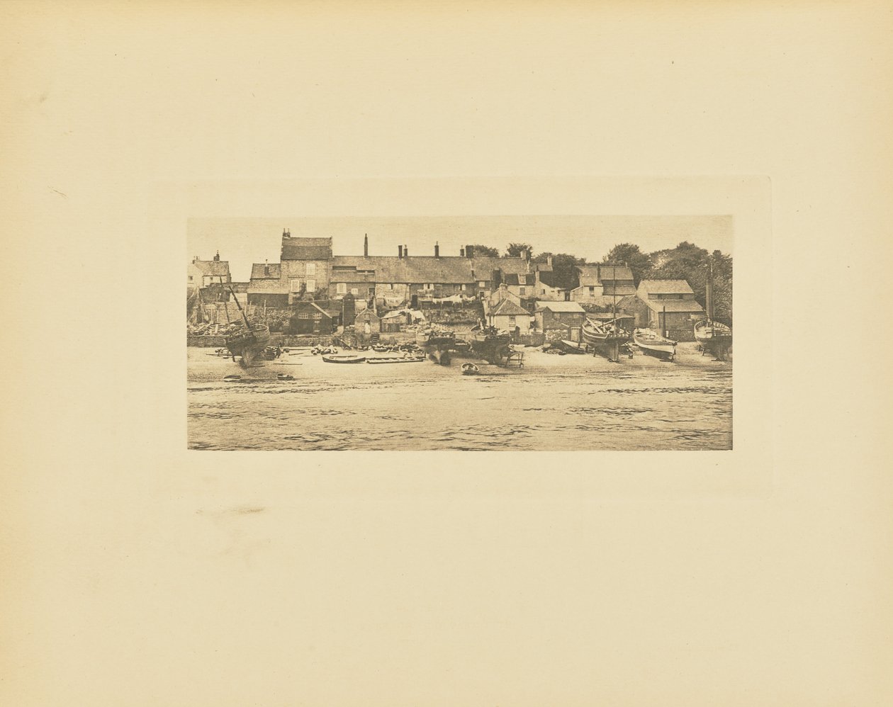 Een hoek van Old Yarmouth door Peter Henry Emerson