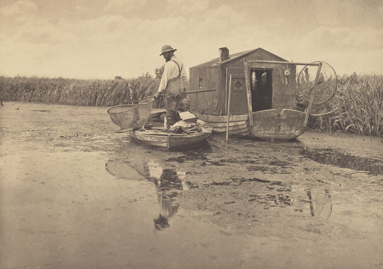 Het huis van een aalvanger door Peter Henry Emerson