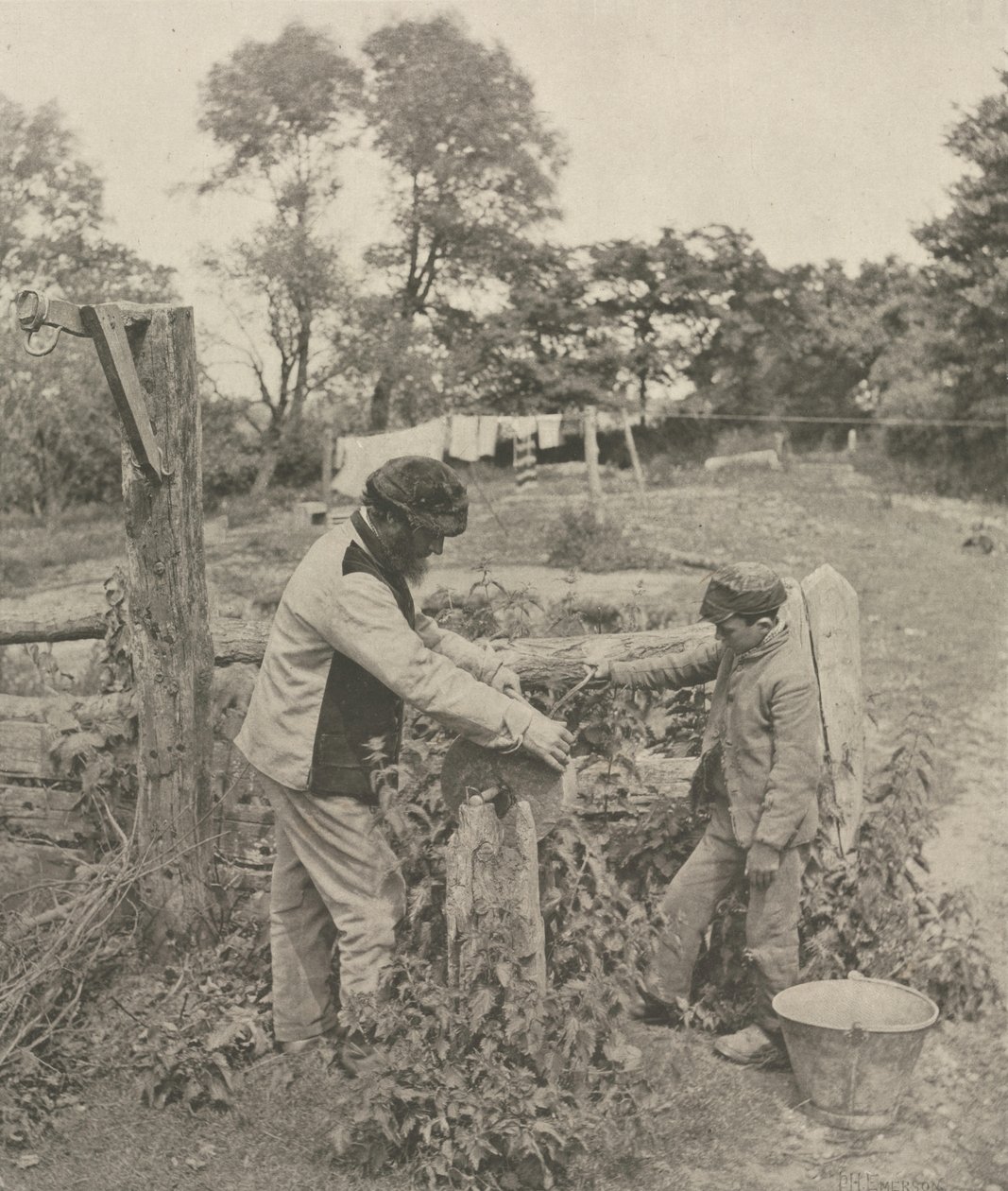 Bij de slijpsteen - Een boerenerf in Suffolk door Peter Henry Emerson