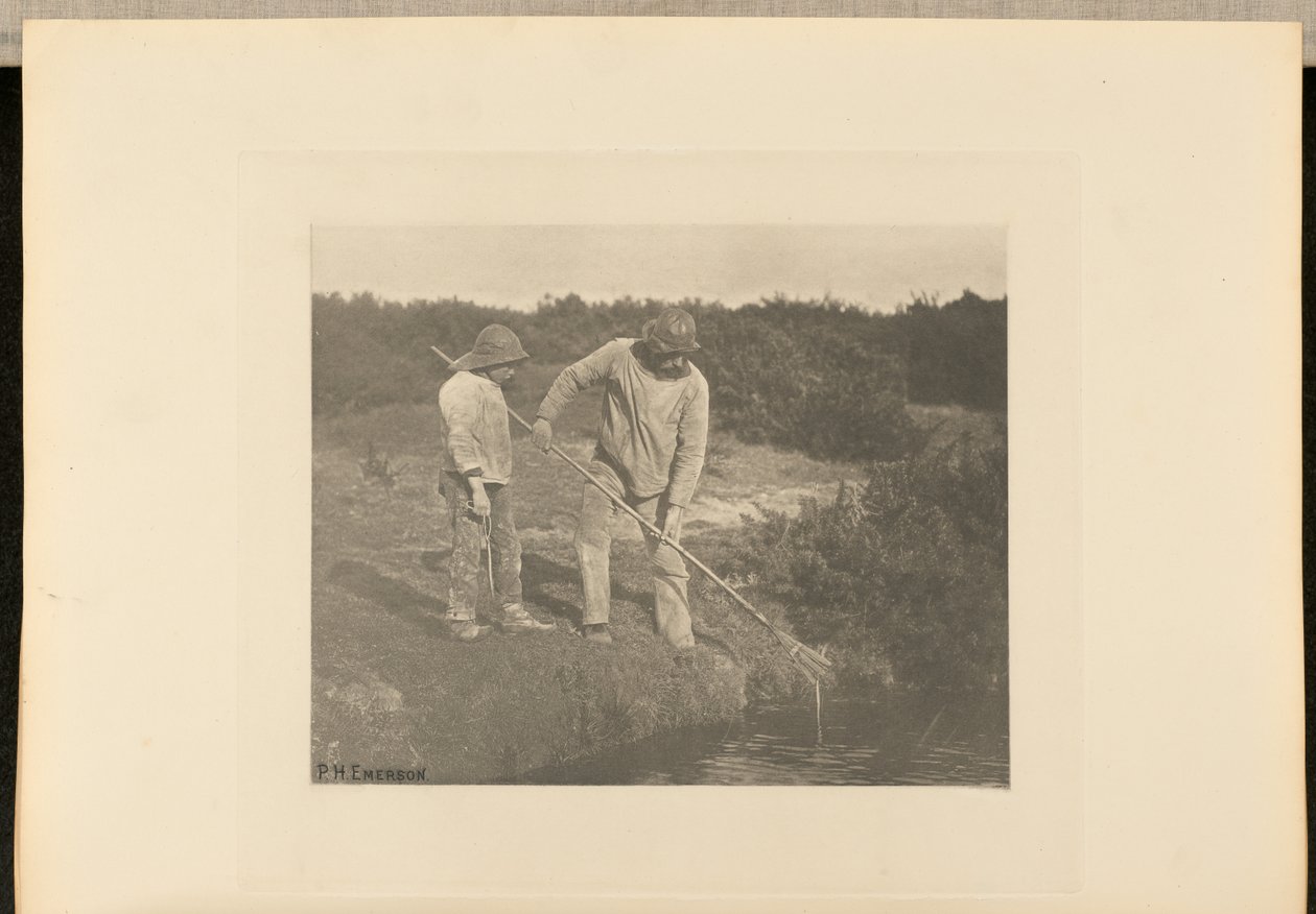 PalingPlukken in Suffolk Waters door Peter Henry Emerson
