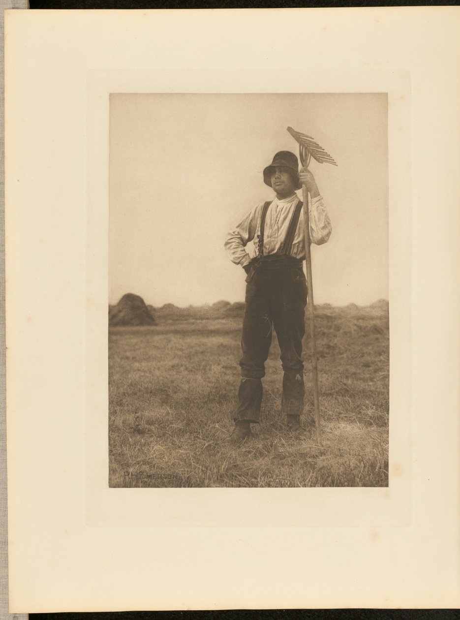 Hooimachine met hark. [Norfolk.] door Peter Henry Emerson