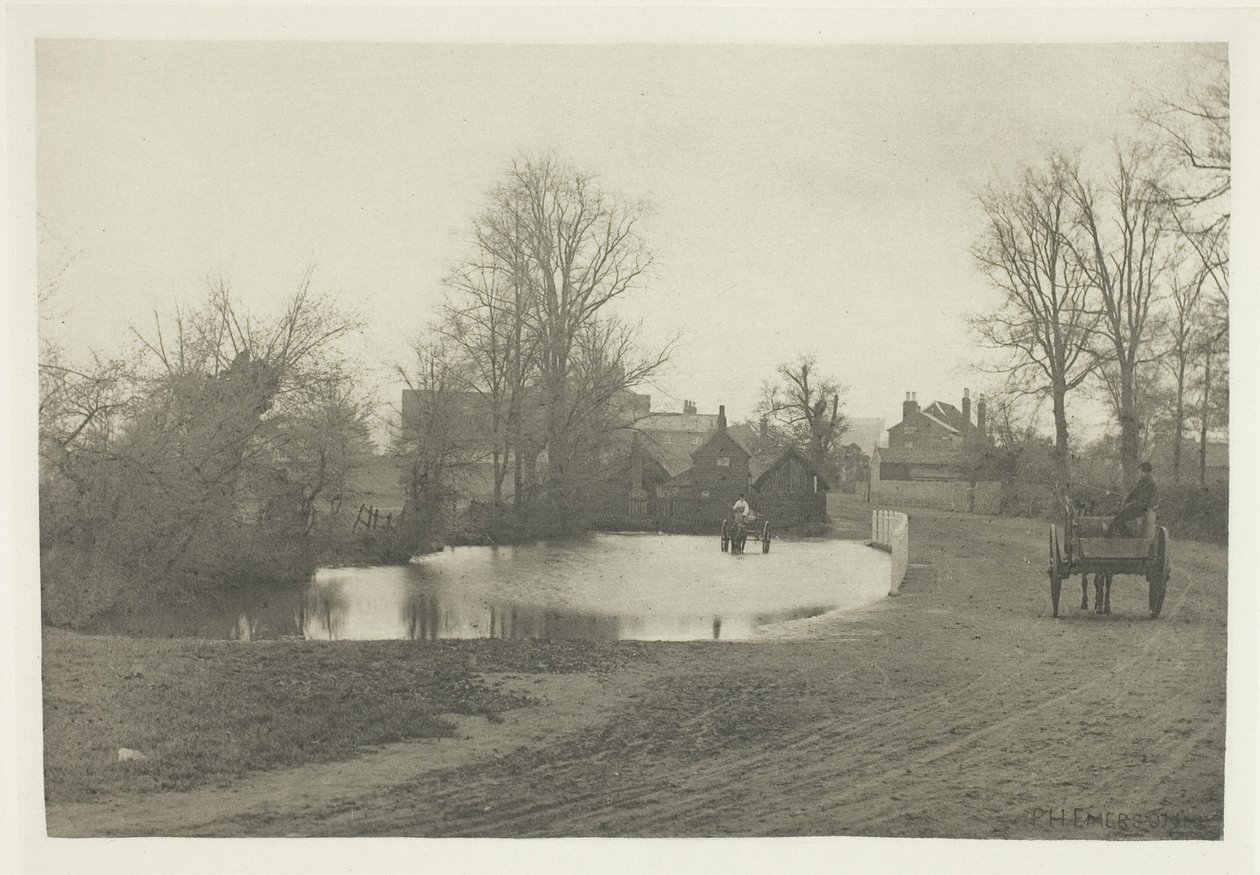 Hoddesdon, Herts door Peter Henry Emerson