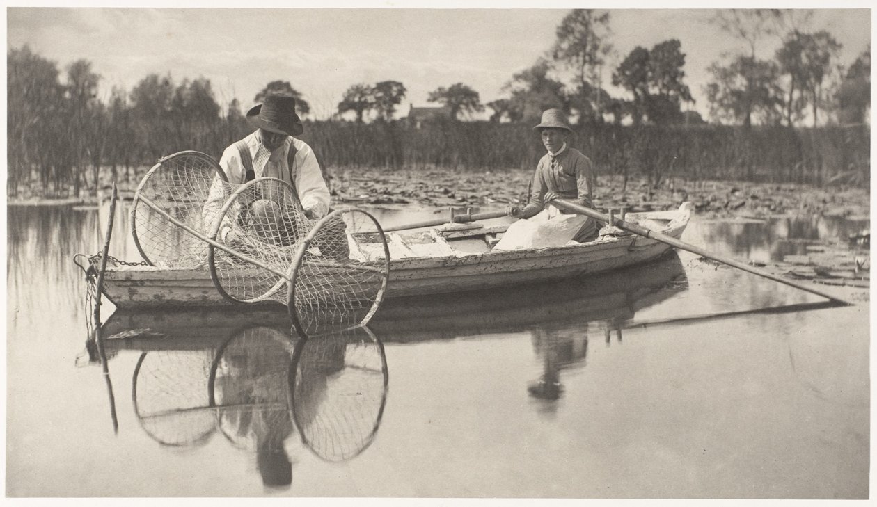 Een boognet plaatsen door Peter Henry Emerson