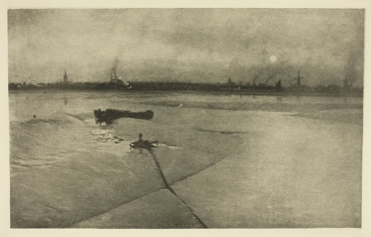 Het laatste van de eb-Great Yarmouth vanaf Breydon door Peter Henry Emerson