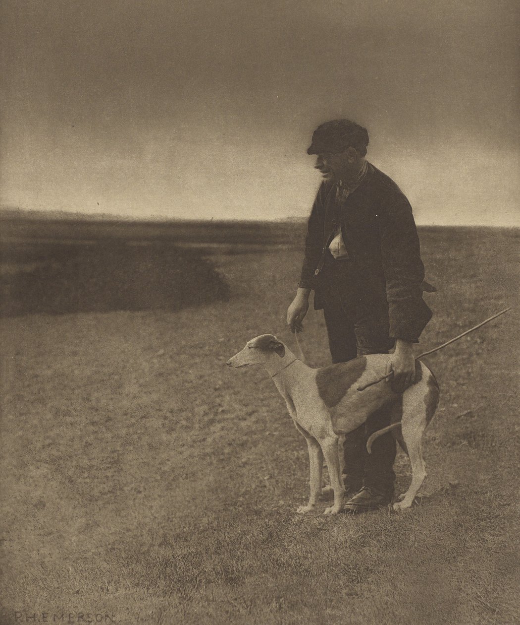 De stroper - Een haas in beeld. [Suffolk.] door Peter Henry Emerson