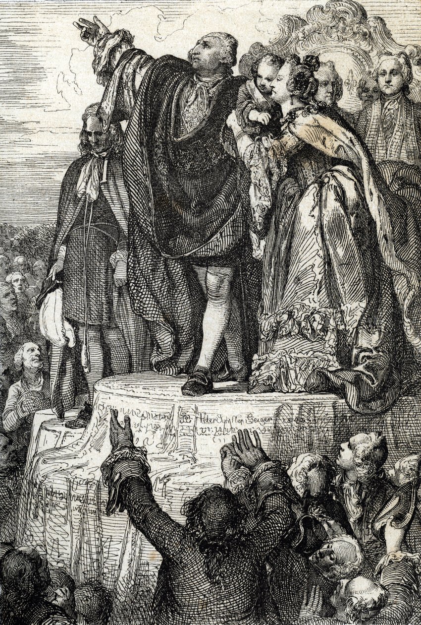 Viering van de Eerste Nationale Federatie op 14 juli 1790 door Peter Johann Nepomuck Geiger
