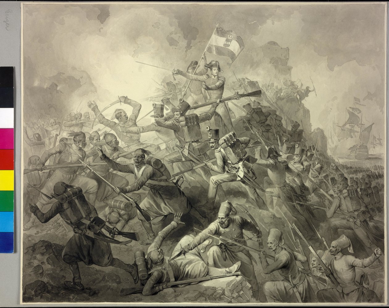 Verovering van Saida door Peter Johann Nepomuk Geiger
