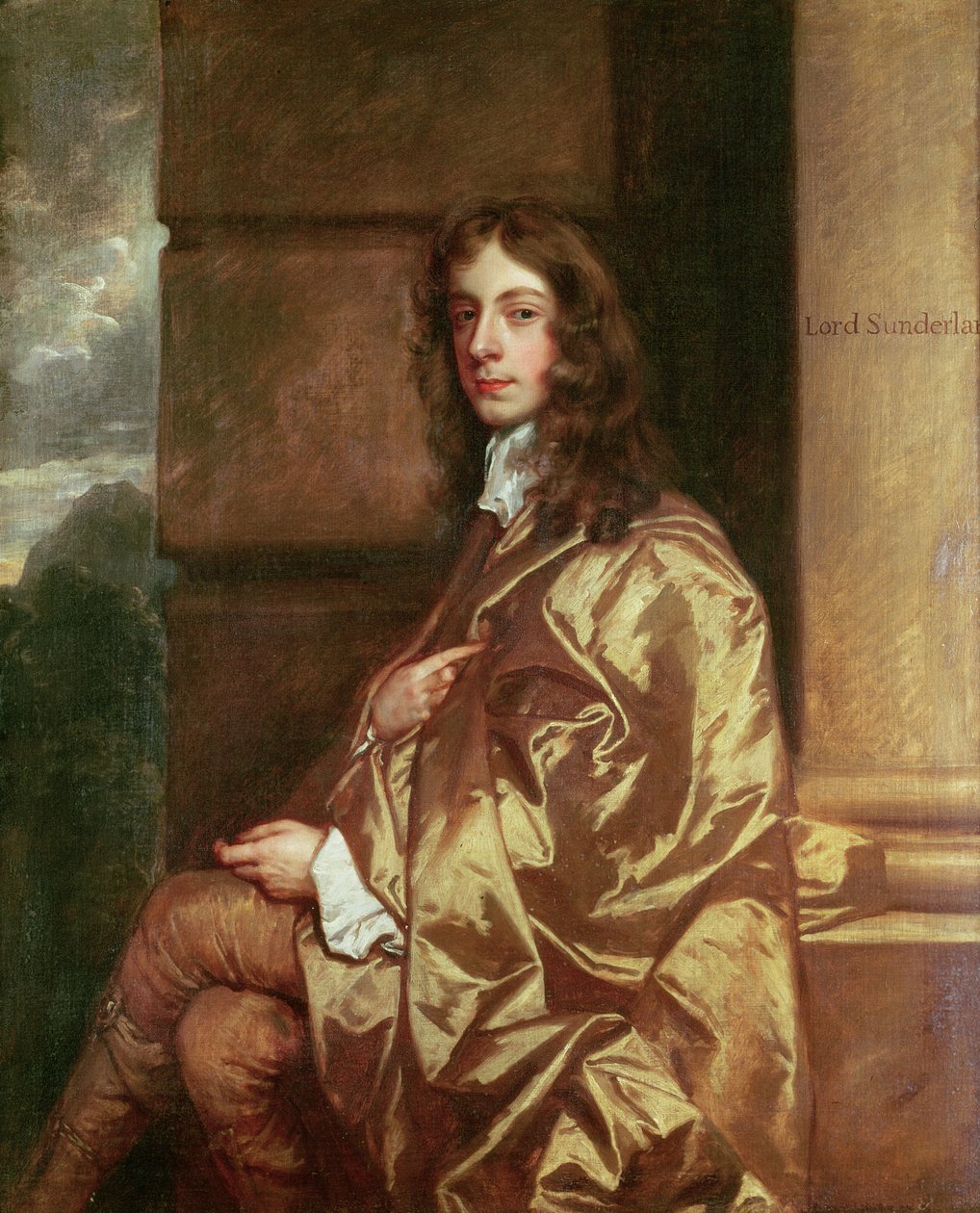 Portret van Henry Spencer (1620-43), 1e Graaf van Sunderland door Peter Lely