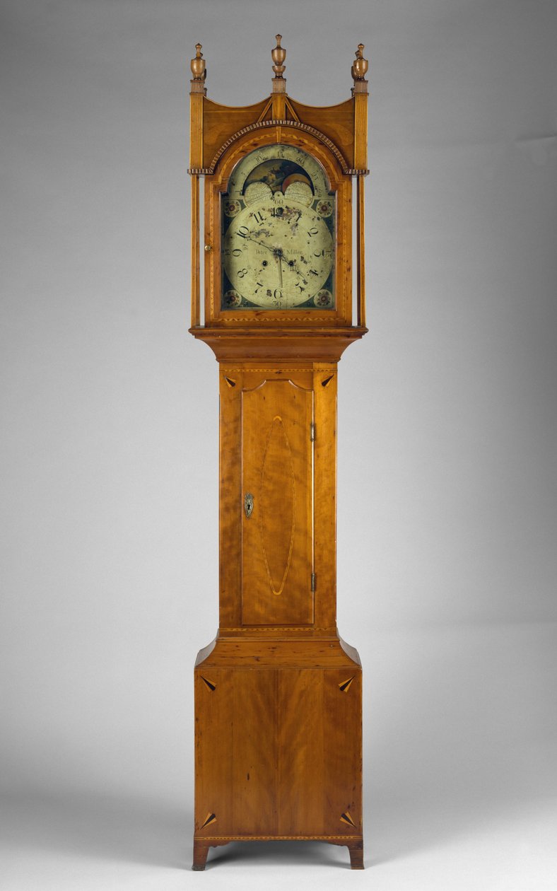 Staande klok, c.1815 door Peter Miller