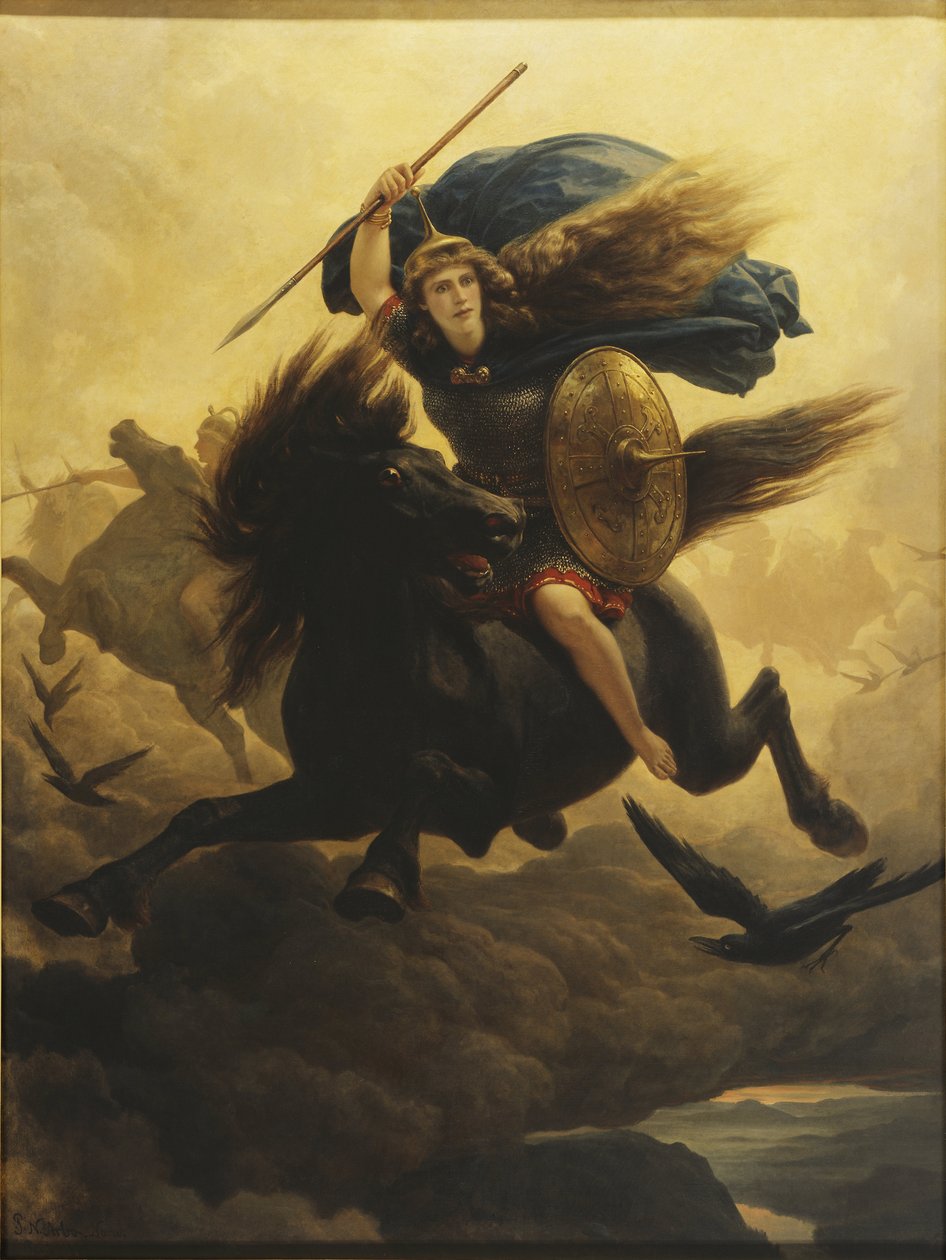 De Walkuren door Peter Nicolai Arbo