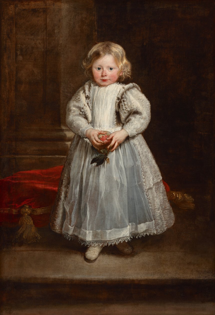 Maddalena Cattaneo door Peter P. & Dyck Anthony Van (1599-1641) Rubens
