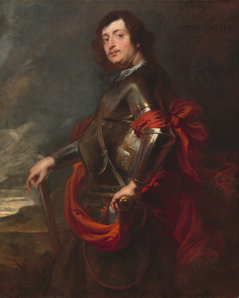 De prefect Raffaele Raggi, ca.1625 (olieverf op doek) door Peter P. & Dyck Anthony Van (1599-1641) Rubens