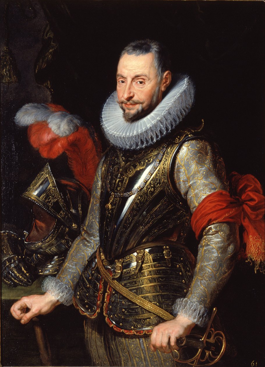 Markies Ambrogio Spinola, ca.1630 (olieverf op doek) door Peter Paul (studio of) Rubens