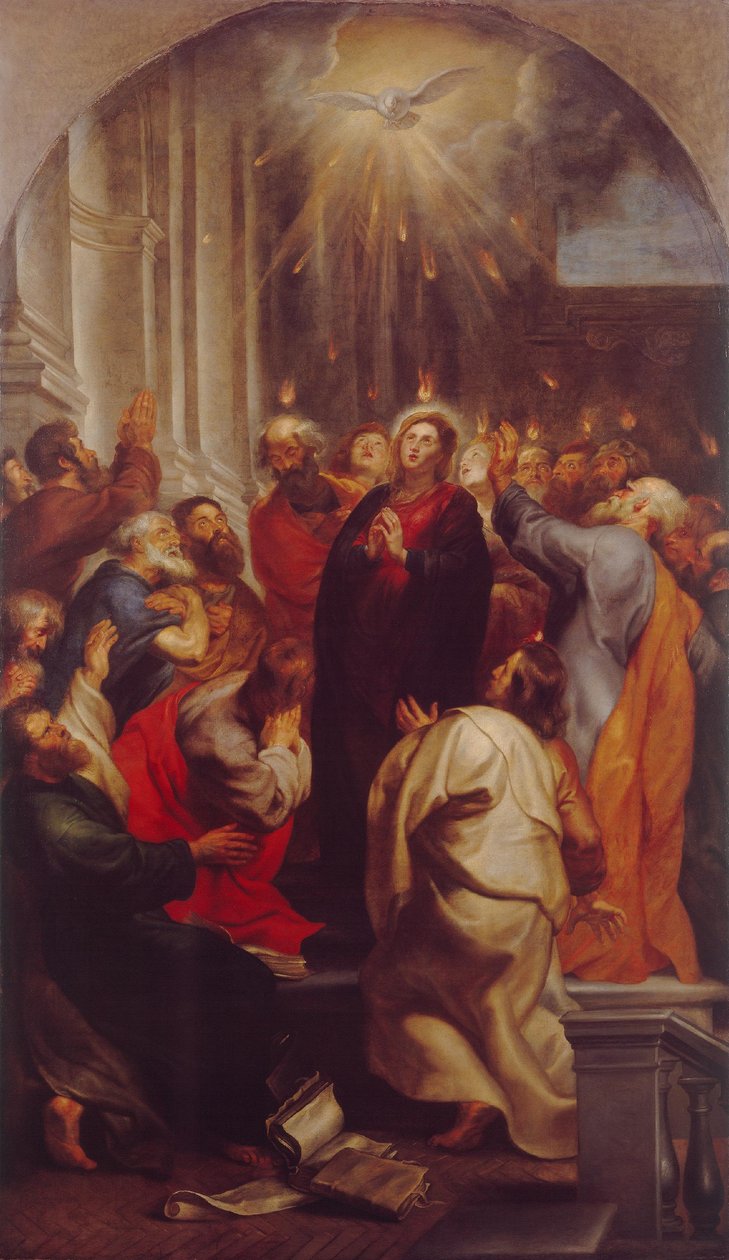 Uitstorting van de Heilige Geest door Peter Paul Rubens