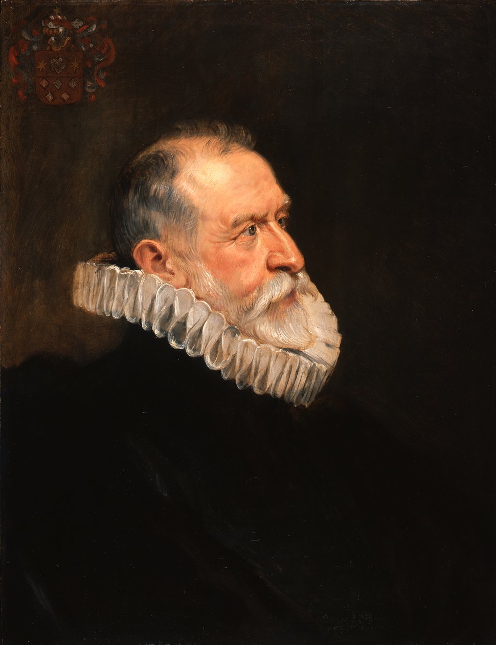 Portret van een oudere man door Peter Paul Rubens