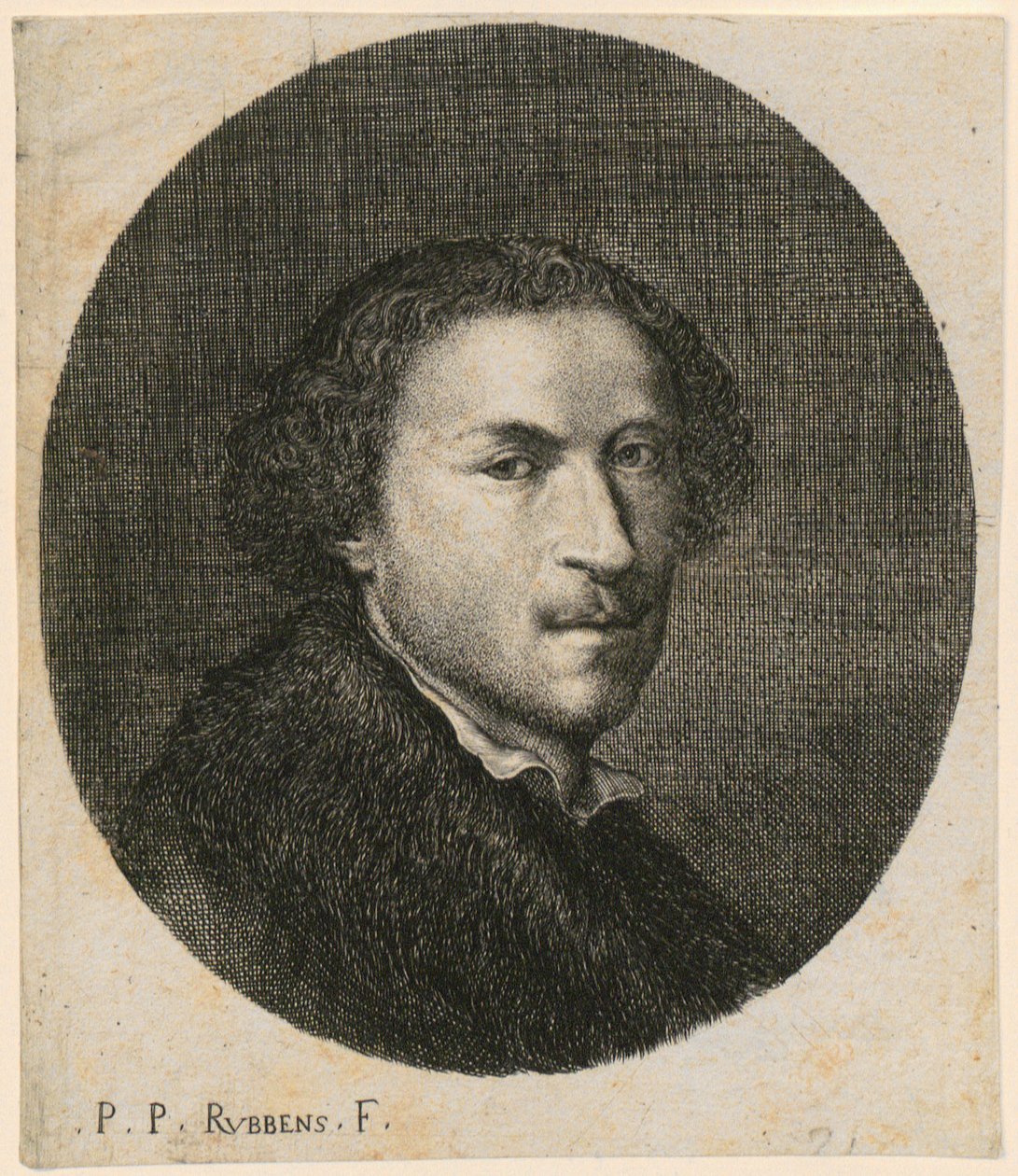 Buste van een man, driekwartaanzicht naar rechts door Peter Paul Rubens