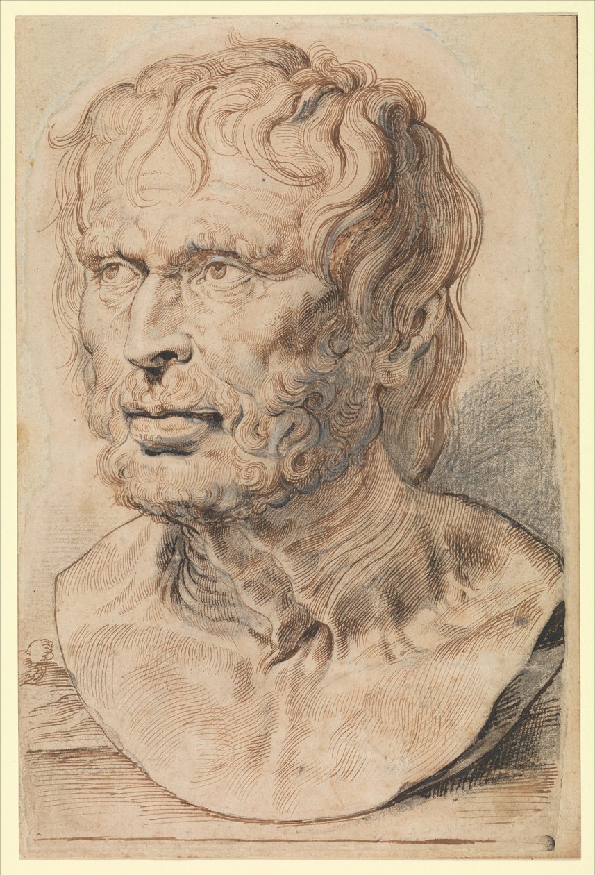 Buste van Pseudo-Seneca door Peter Paul Rubens
