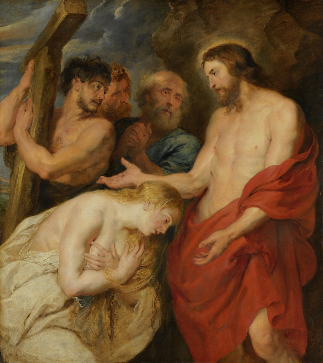Christus en de berouwvolle zondaars door Peter Paul Rubens