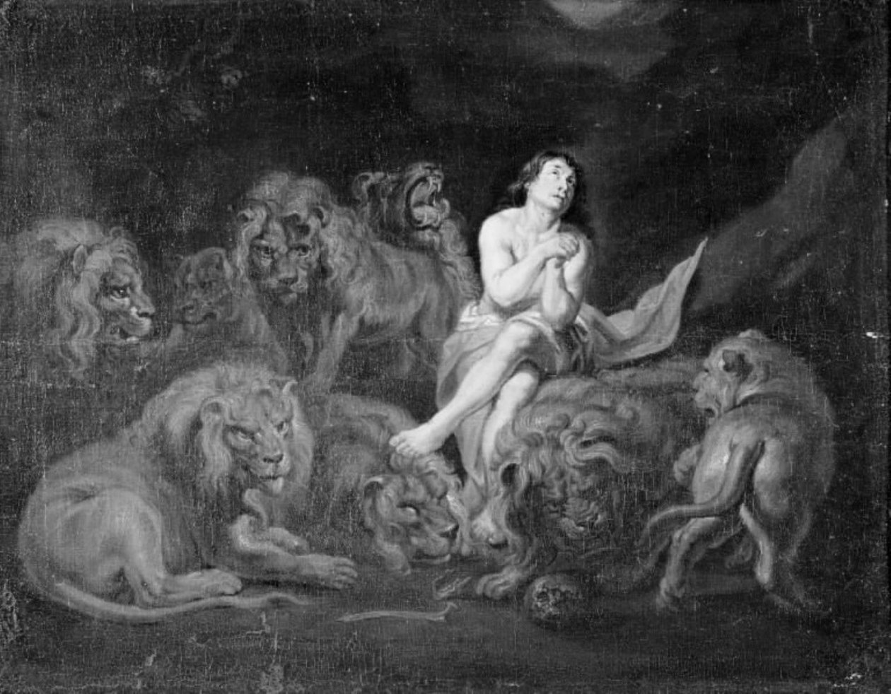 Daniël in de leeuwenkuil door Peter Paul Rubens