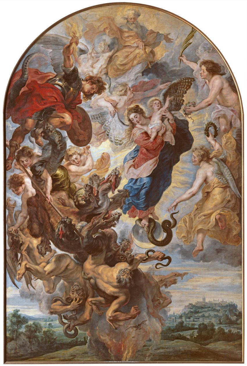 De apocalyptische vrouw door Peter Paul Rubens