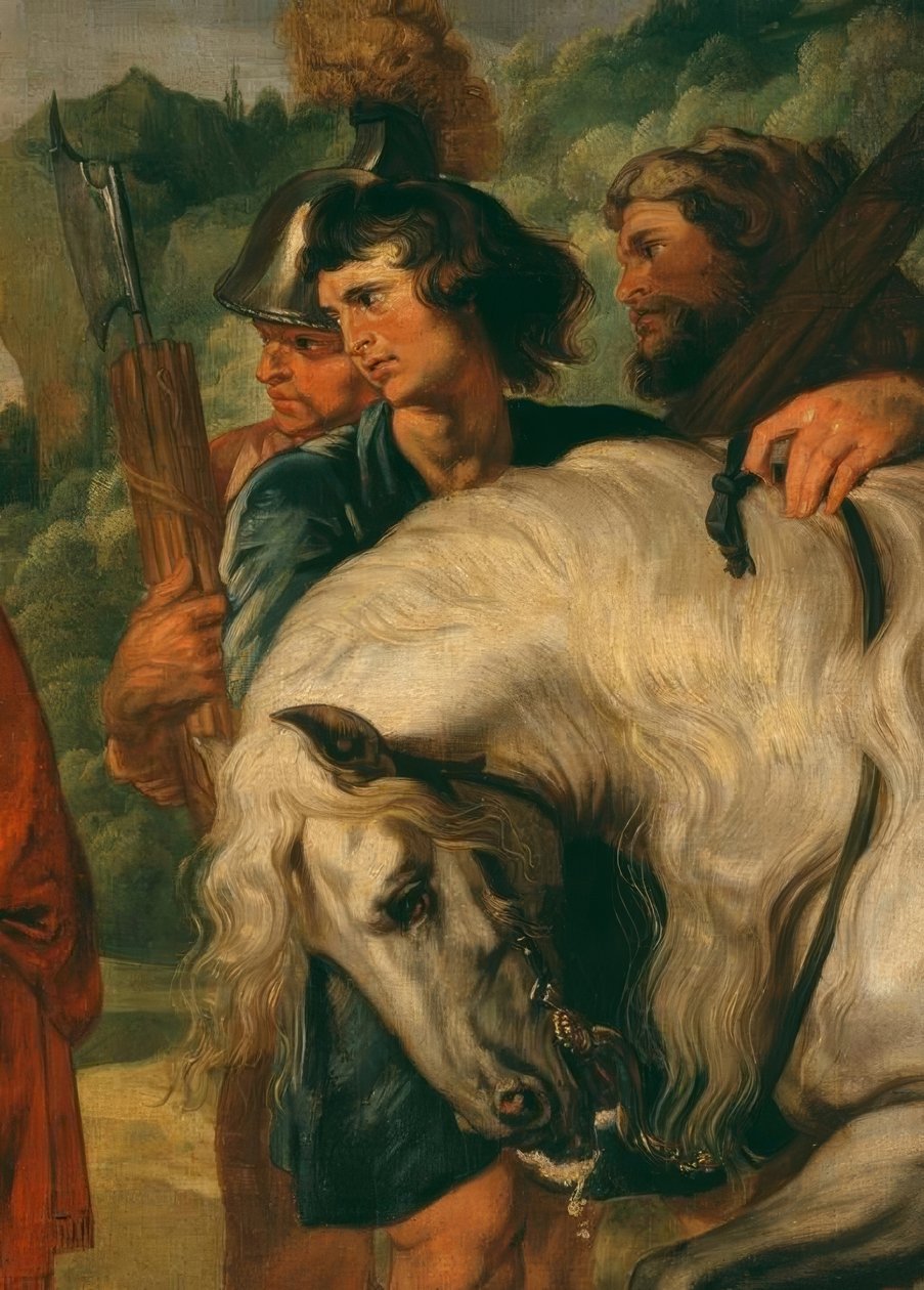 Decius Mus onderwerpt zich aan zijn lot door Peter Paul Rubens