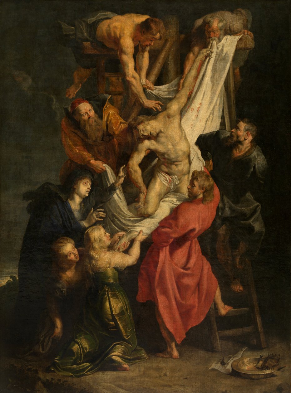 Kruisafneming (olieverf op doek) door Peter Paul Rubens