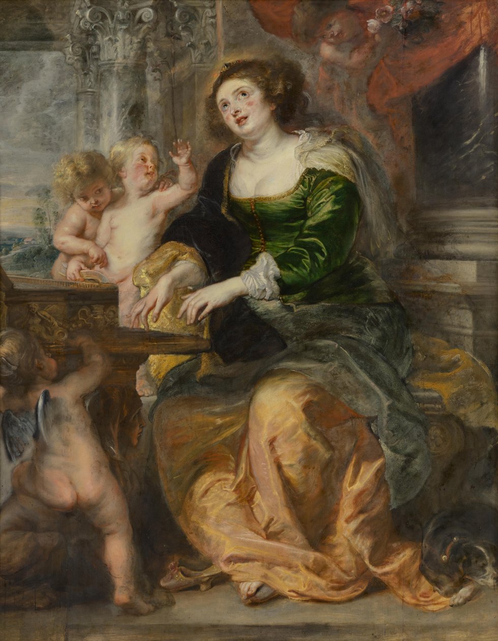 Die heilige Cäcilie door Peter Paul Rubens