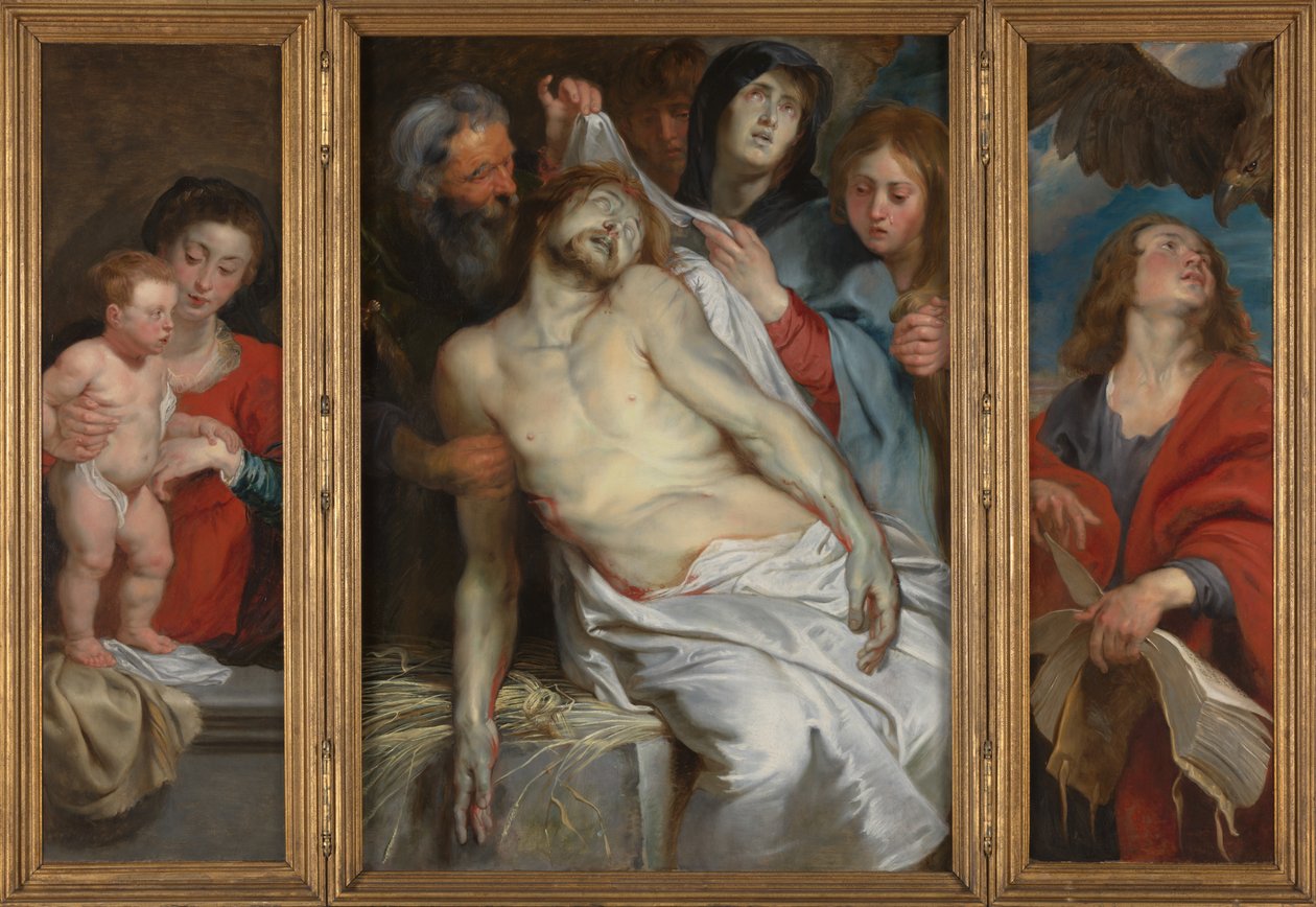 Epitaaf van Jan Michielsen en zijn vrouw Maria Maes door Peter Paul Rubens