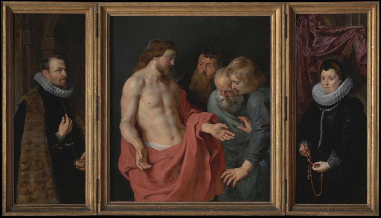 Epitafium van Nicolaas Rockox en zijn vrouw Adriana Perez door Peter Paul Rubens