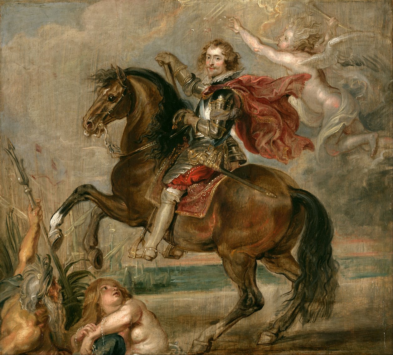 Ruiterportret van de hertog van Buckingham door Peter Paul Rubens
