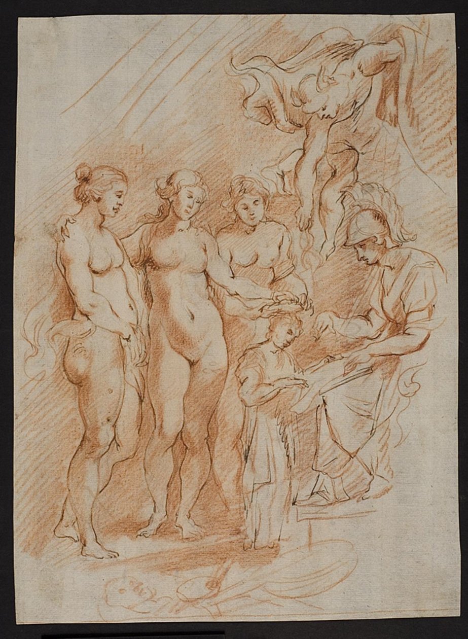 Figuurcompositie, uit "De geschiedenis van Maria de