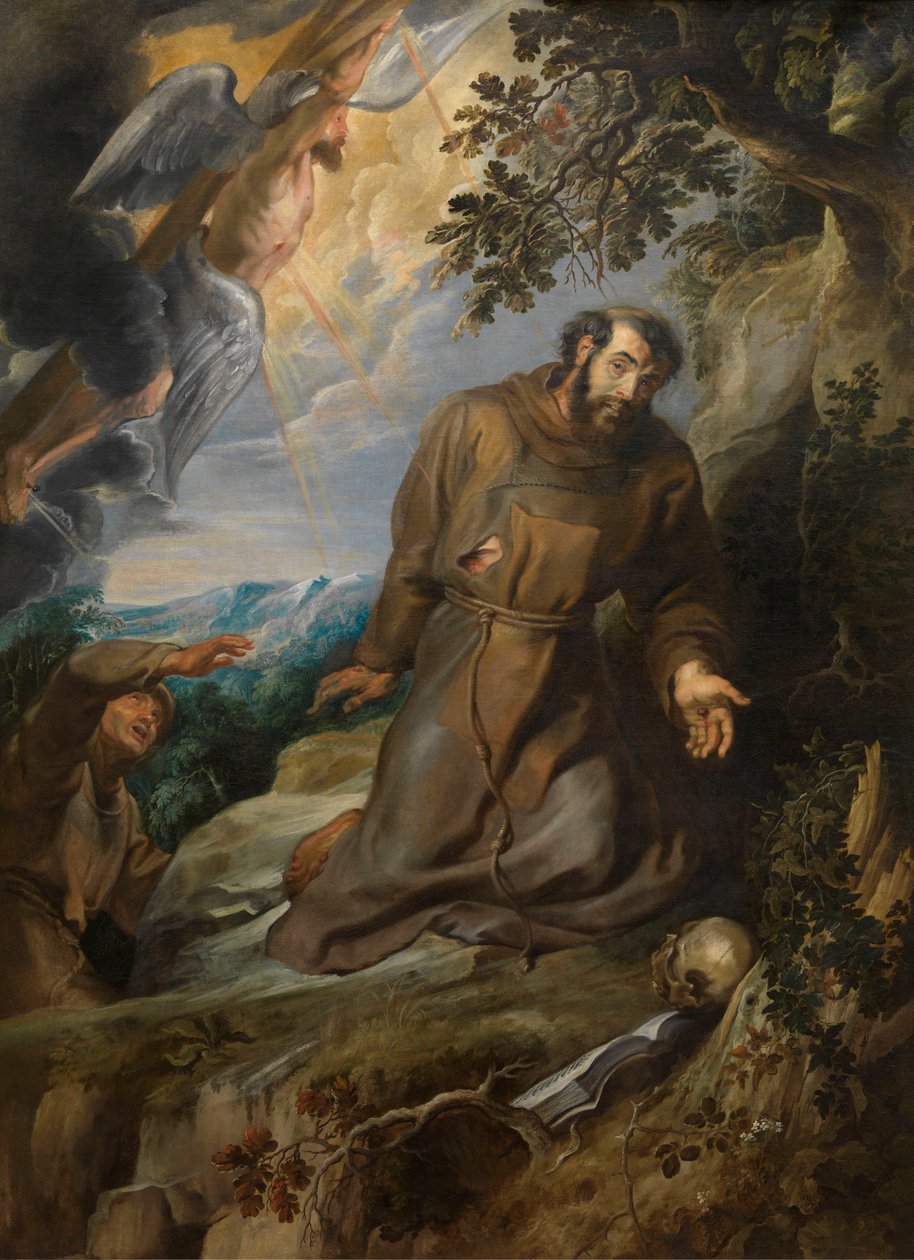 Franciscus van Assisi ontvangt de stigmata door Peter Paul Rubens