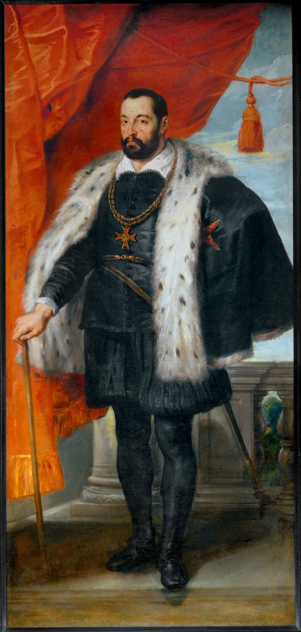 Francois I de Medicis, Groothertog van Toscane (schilderij op doek) door Peter Paul Rubens