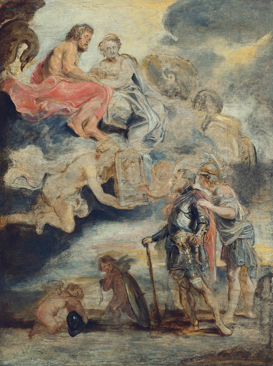 Hendrik IV ontvangt het portret van Maria de