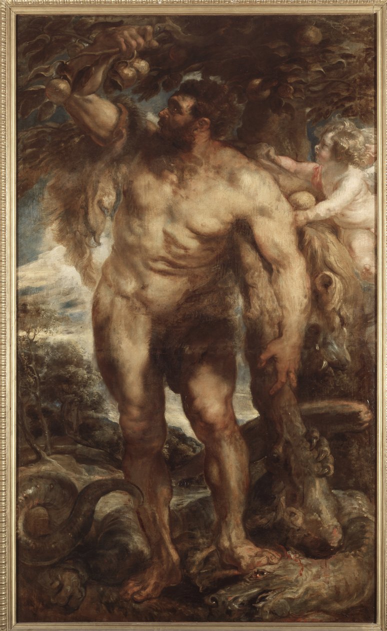 Hercules in de Tuin van de Hesperiden, c.1638 door Peter Paul Rubens