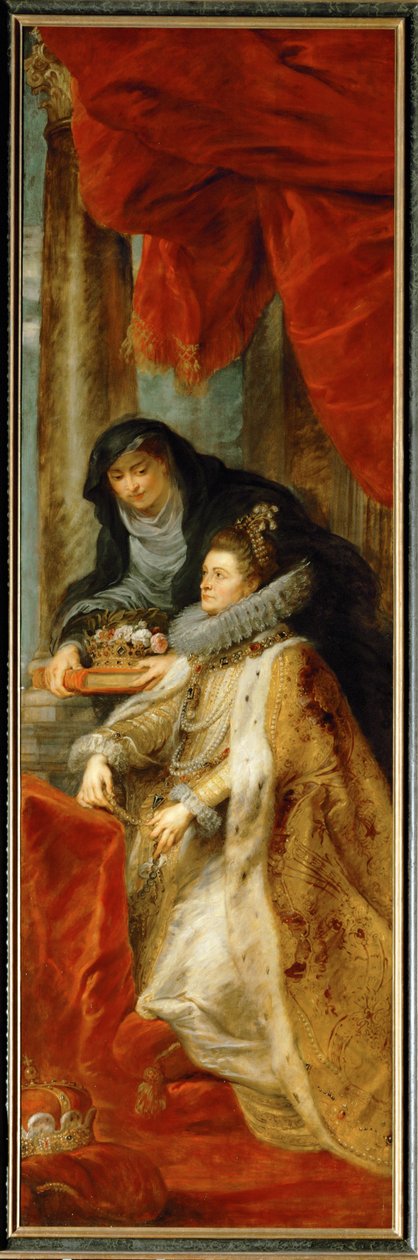 Infanta Isabella Clara Eugenia met de heilige Elisabeth van Hongarije door Peter Paul Rubens