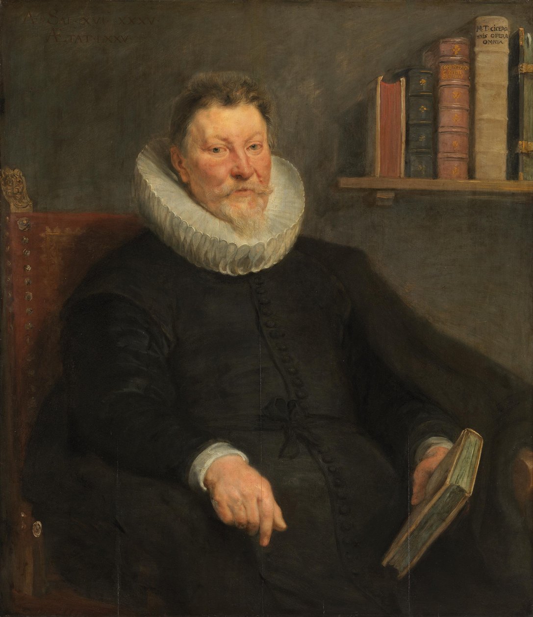 Jan Brant door Peter Paul Rubens