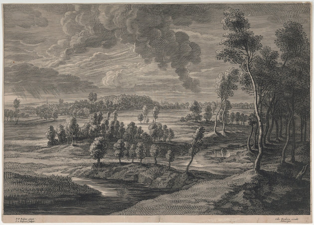Landschap door Peter Paul Rubens