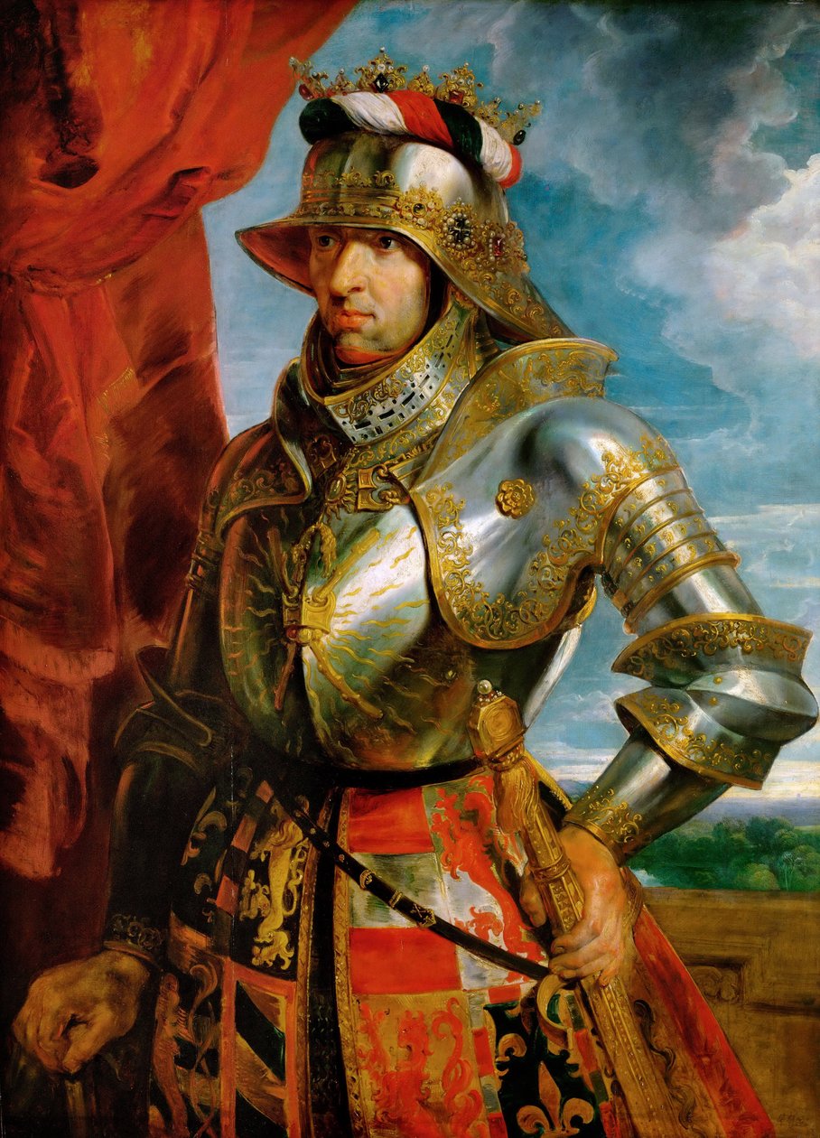 Portret van keizer Maximiliaan I door Peter Paul Rubens