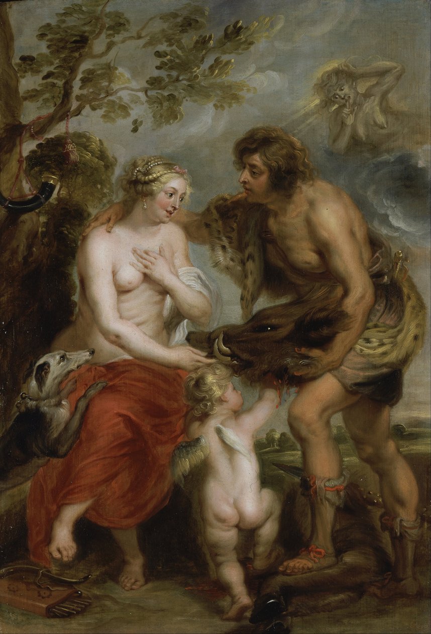 Meleager en Atalanta door Peter Paul Rubens