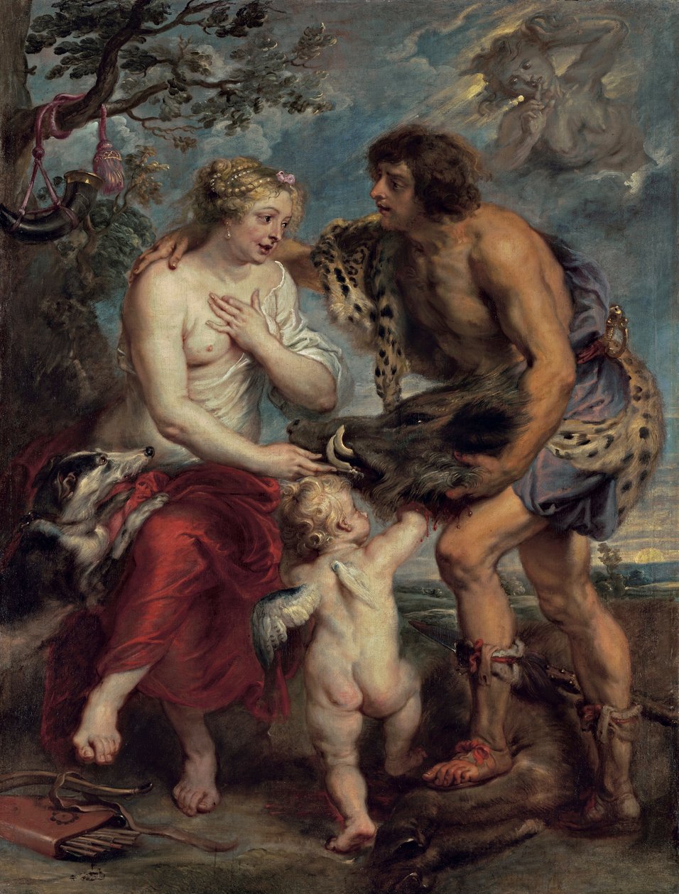 Meleager en Atalanta door Peter Paul Rubens