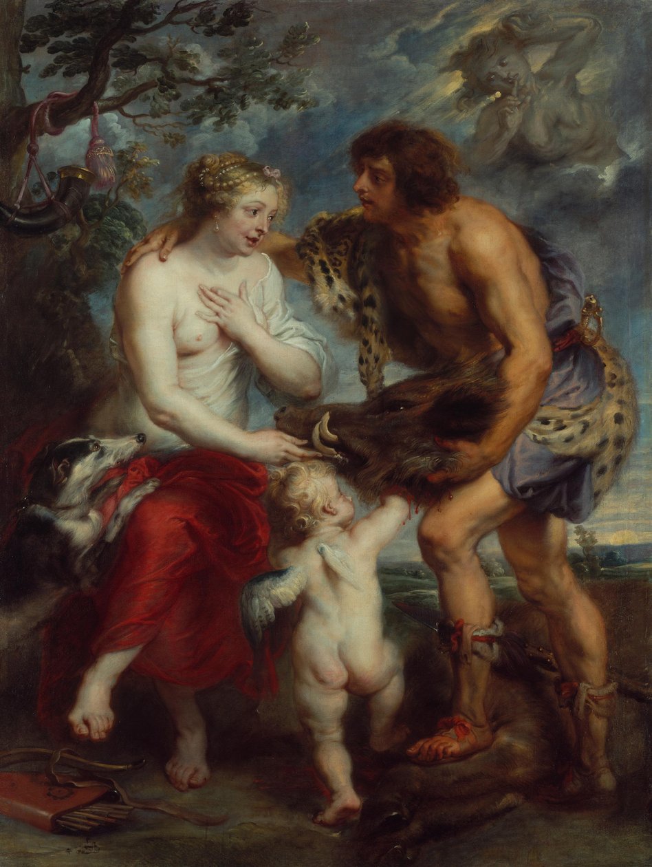 Meleager en Atalanta door Peter Paul Rubens